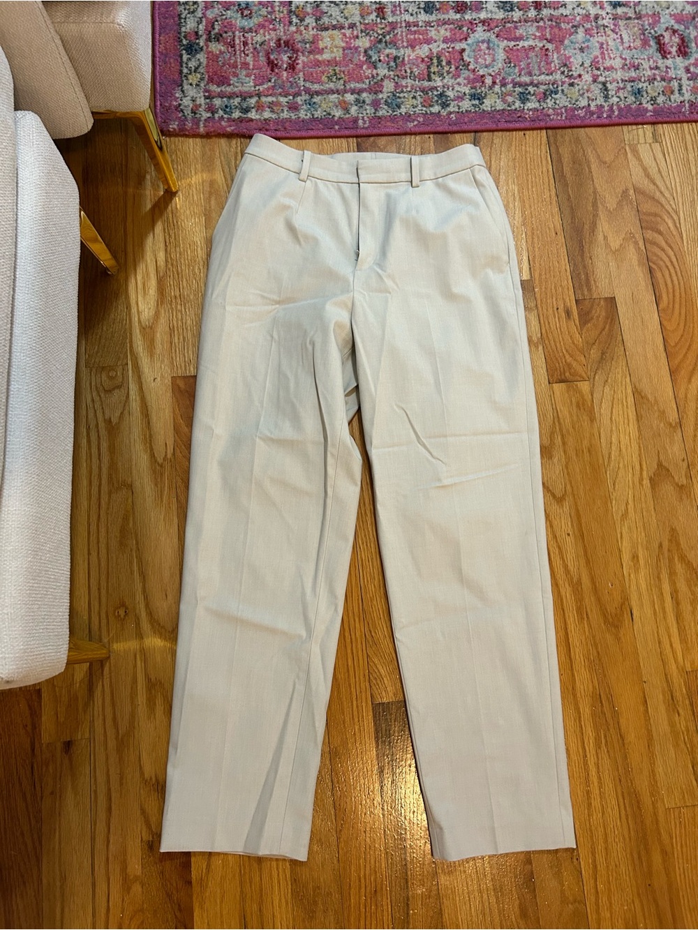 Uniqlo Women's Classic Dress Pants in Light Beige